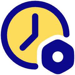 Clock Setting Bolt Nut Icon from Plump Pop Set