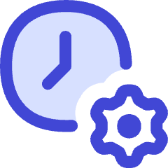Clock Setting Gear Icon from Flex Duo Set