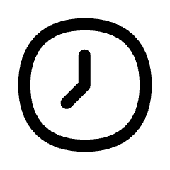 Clock Solo Icon from Flex Line Set