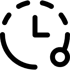 Countdown Timer Icon from Core Line Set