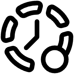 Countdown Timer Icon from Plump Line Set