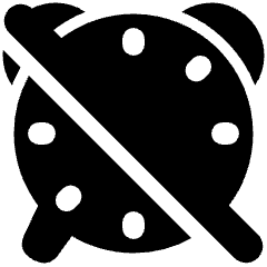Disable Alarm Icon from Plump Solid Set