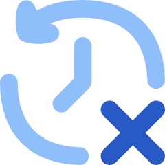 History Arrow Delete Icon from Flex Flat Set