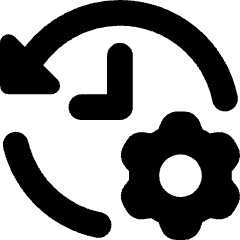 History Arrow Manage Icon from Core Solid Set