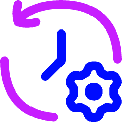 History Arrow Manage Icon from Flex Neon Set