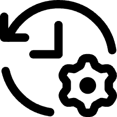 History Arrow Manage Icon from Core Line Set