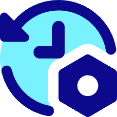 History Arrow Manage Nut Icon from Core Pop Set