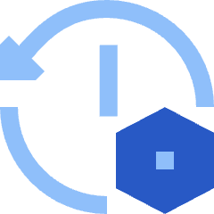 History Arrow Manage Nut Icon from Sharp Flat Set