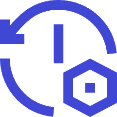 History Arrow Manage Nut Icon from Sharp Duo Set