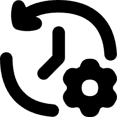 History Arrow Manage Icon from Flex Solid Set
