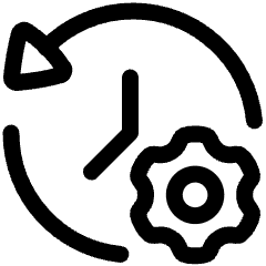 History Arrow Manage Icon from Plump Line Set