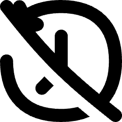 History Arrow Off Icon from Flex Solid Set