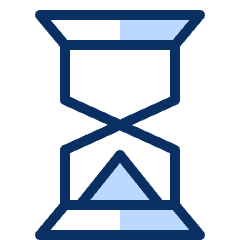 Hourglass 1 Icon from Cyber Duotone Set