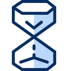 Hourglass 2 Icon from Cyber Duotone Set