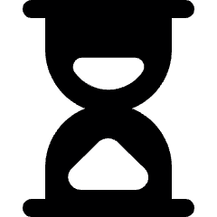 Hourglass Icon from Ultimate Bold Set