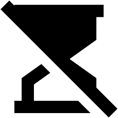 Hourglass Disabled Icon from Sharp Remix Set