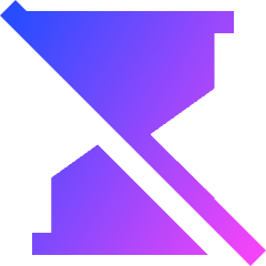 Hourglass Disabled Icon from Sharp Gradient Set