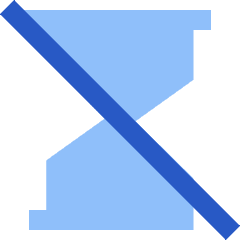 Hourglass Disabled Icon from Sharp Flat Set