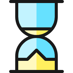 Hourglass Icon from Ultimate Colors Set