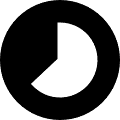 Loader Progress Bar Count 63 Icon from Sharp Solid Set