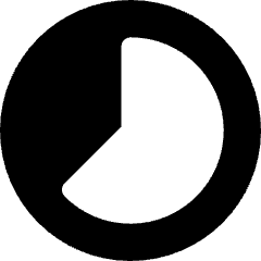 Loader Progress Bar Count 63 Icon from Core Solid Set
