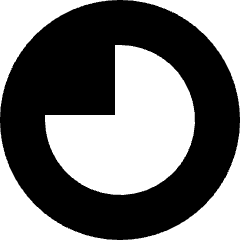 Loader Progress Bar Count 75 Icon from Sharp Solid Set