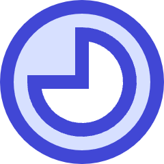 Loader Progress Bar Count 75 Icon from Sharp Duo Set
