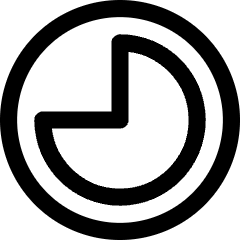 Loader Progress Bar Count 75 Icon from Core Line Set