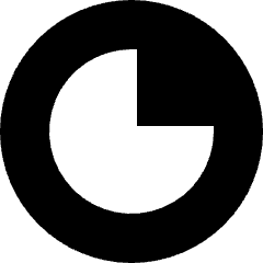 Loader Progress Bar Countdown 75 Icon from Sharp Solid Set