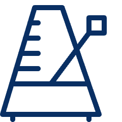 Metronome Icon from Cyber Line Set