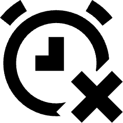 Remove Alert Clock Icon from Sharp Remix Set