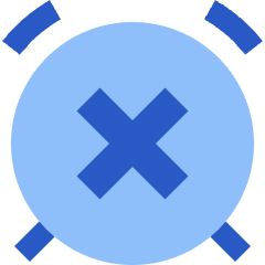Remove Alert Clock Icon from Sharp Flat Set
