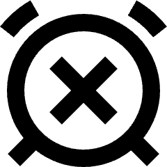 Remove Alert Clock Icon from Sharp Remix Set