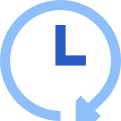 Reset Clock Icon from Sharp Flat Set