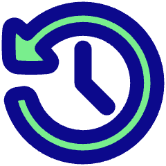 Rewind Clock Icon from Plump Pop Set