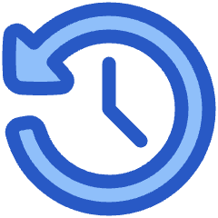 Rewind Clock Icon from Plump Duo Set