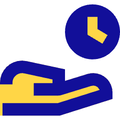 Share Time Icon from Sharp Pop Set