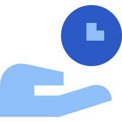 Share Time Icon from Sharp Flat Set