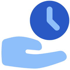 Share Time Icon from Plump Flat Set