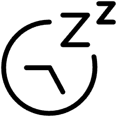 Sleep Time Clock Icon from Ultimate Light Set