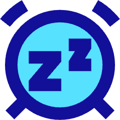 Snooze Alarm Icon from Sharp Pop Set