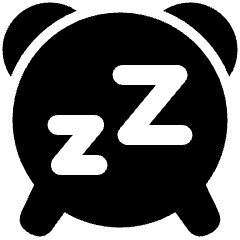 Snooze Alarm Icon from Plump Solid Set