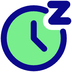 Snooze Clock Icon from Plump Pop Set