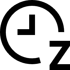 Snooze Clock Icon from Sharp Line Set
