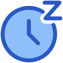 Snooze Clock Icon from Plump Duo Set