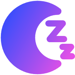 Snooze Icon from Plump Gradient Set