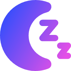 Snooze Icon from Core Gradient Set