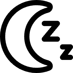 Snooze Icon from Core Line Set