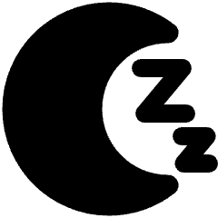 Snooze Icon from Plump Solid Set