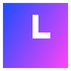 Square Clock Icon from Sharp Gradient Set